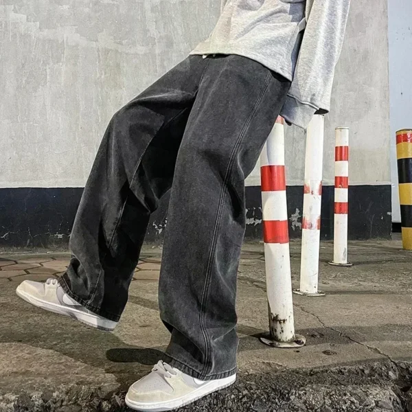 Loose Jeans Men Korean Style for Plus Sized Men