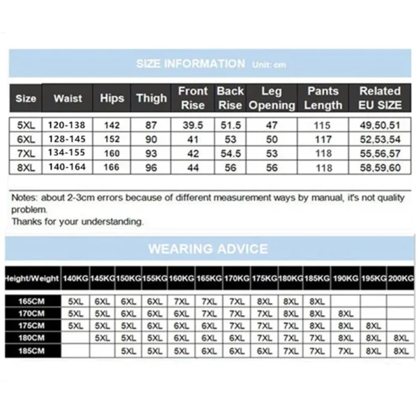 Plus Big Size Black Jeans Men 5XL 6XL 7XL 8XL 54 56 58 59 60 200KG Elastic Denim Trousers Extra Large Male Blue Pants Clothes - Image 6