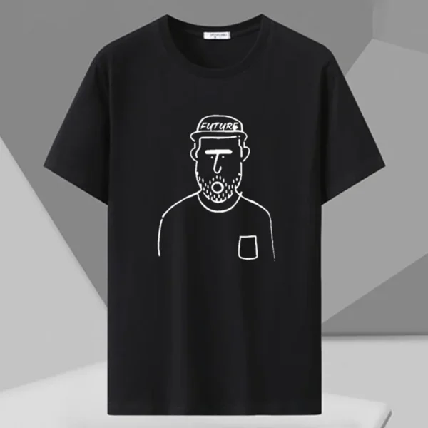 Plus Size Printed T Shirt Men 5XL 6XL 7XL 180kg Loose Short Sleeve Tee Oversized Tops Big Size Men Clothing 티셔츠 반팔 남자 Camiseta - Image 5