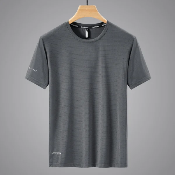 Quick Dry Sport T Shirt Men'S 2024 Short Sleeves Summer Casual White Plus OverSize 6XL 7XL 8XL 9XL Top Tees GYM Tshirt Clothes