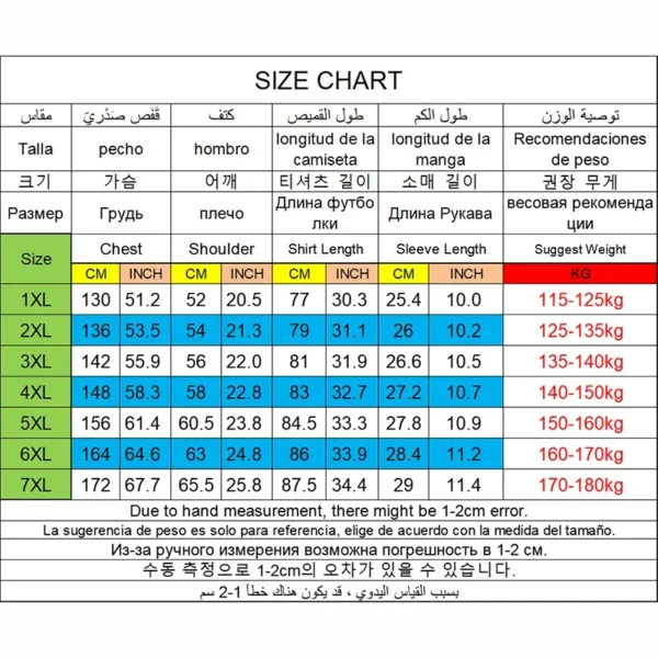 Plus Size Printed T Shirt Men 5XL 6XL 7XL 180kg Loose Short Sleeve Tee Oversized Tops Big Size Men Clothing 티셔츠 반팔 남자 Camiseta - Image 2