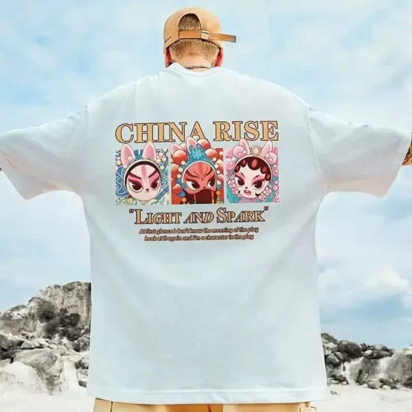 Summer New Casual Loose T-shirt Short Sleeved Men's Fashion Loose Printing Large 8XL Hip Hop Couple Wear Half Sleeve Cotton Top - Image 5
