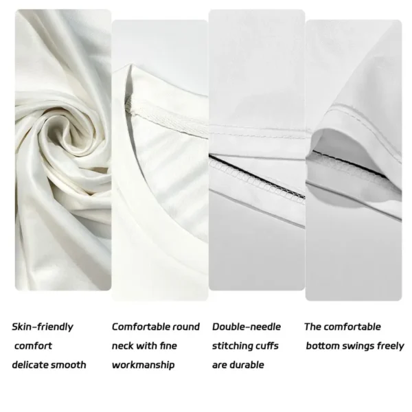 2025 Fashion Men's Color Blocking Printed T-Shirt Casual Street Male Crew Neck Short Sleeve T Shirt Large Size Menswear Clothing - Image 5
